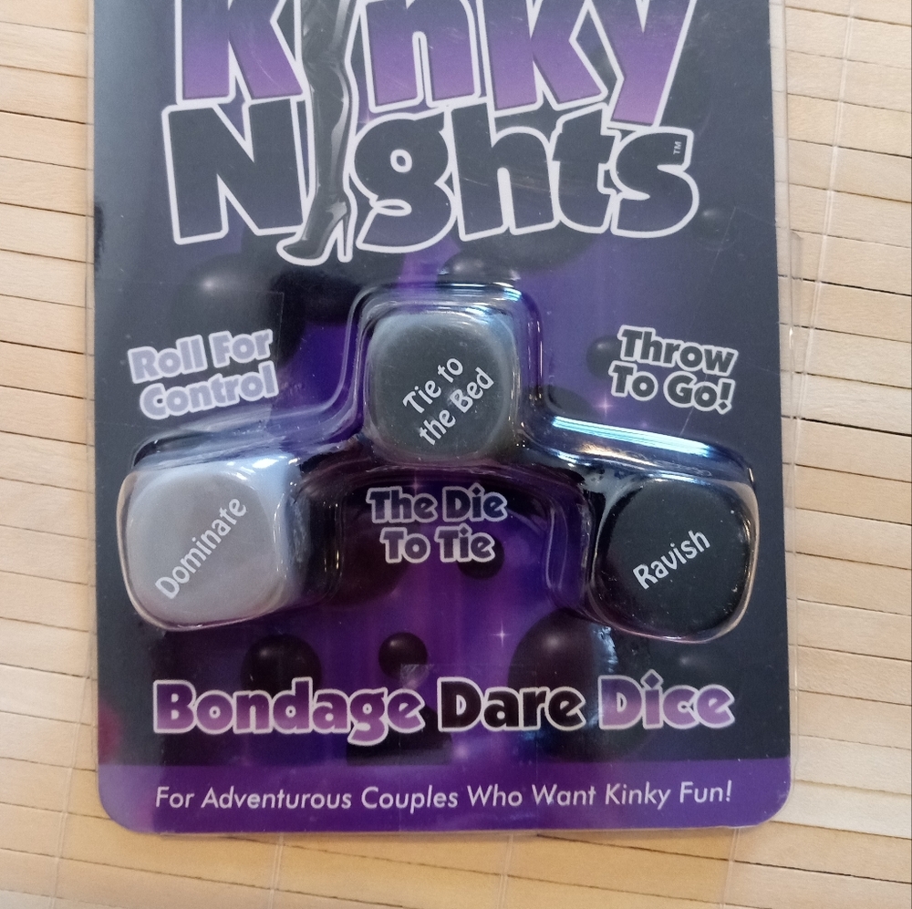 Kinky nights adult dice game